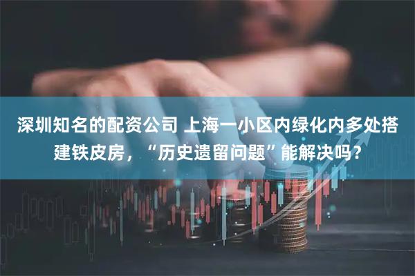 深圳知名的配资公司 上海一小区内绿化内多处搭建铁皮房，“历史遗留问题”能解决吗？